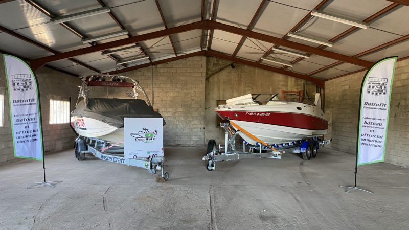 GreenWake is a company specializing in the conversion of wakeboard and thermal wake-surf boats into electric boats using secondhand parts. Custom kits are developed for your boat and designed to give you the most satisfaction, and without noise or CO2 emissions so that you can fully enjoy your water sports.